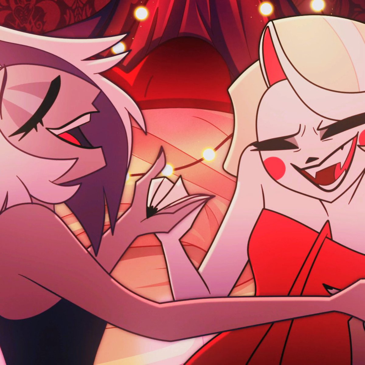 Honeystoria's tweet image. Charlie was so stressed out, trying to do what she could for the hotel, the only time she experienced peace was when she was with Vaggi. &amp;lt;3 🥹