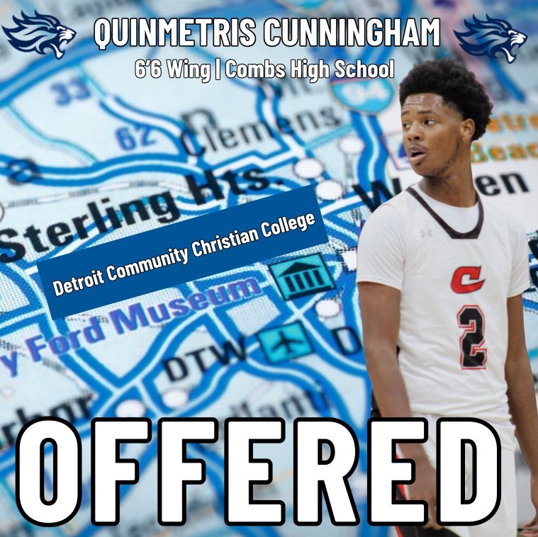showtimequin's tweet photo. After an amazing conversation with @itscoachken I’ve received another offer from  Detroit Community Christian College. https://t.co/Mwvbp2RVGG