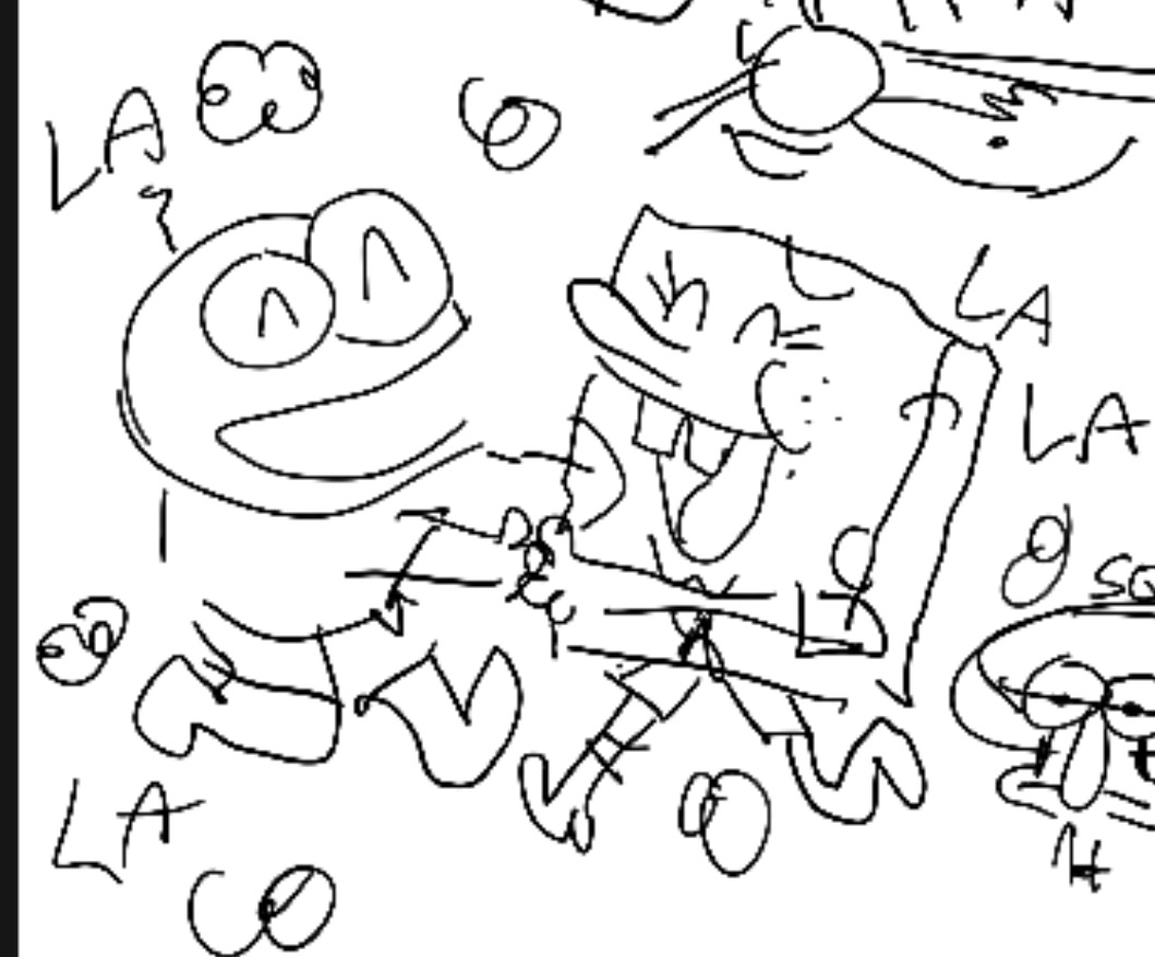 smiling friends way too fun  to draw. I love shapes. I want pim to have a good day. 
