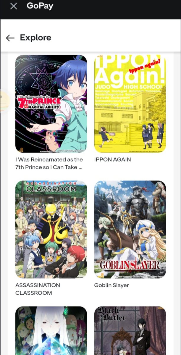 leniazaa's tweet photo. nggak nyangka GoPay jadi tempat nemu anime favorit, kerasa nemu cheat code 😆 https://t.co/GxE7KpwOAh