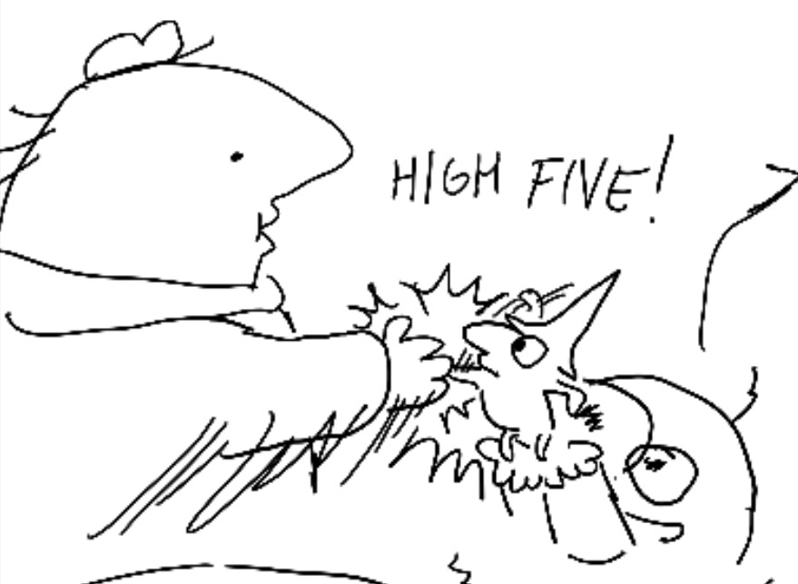 smiling friends way too fun  to draw. I love shapes. I want pim to have a good day. 