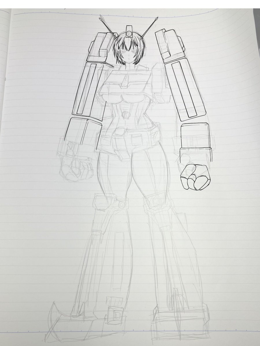 自作絵 Post by LEGODZILLA on X: 線画！