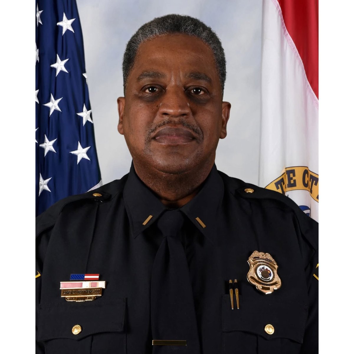 COP SHOT: The Mobile Police Department, AL has identified Lt. Lorenzo Matthews, a 26-year veteran, as the officer shot during a midtown standoff Sunday. He was seriously injured in the abdomen and remains hospitalized but is showing signs of improvement.He is assigned to the