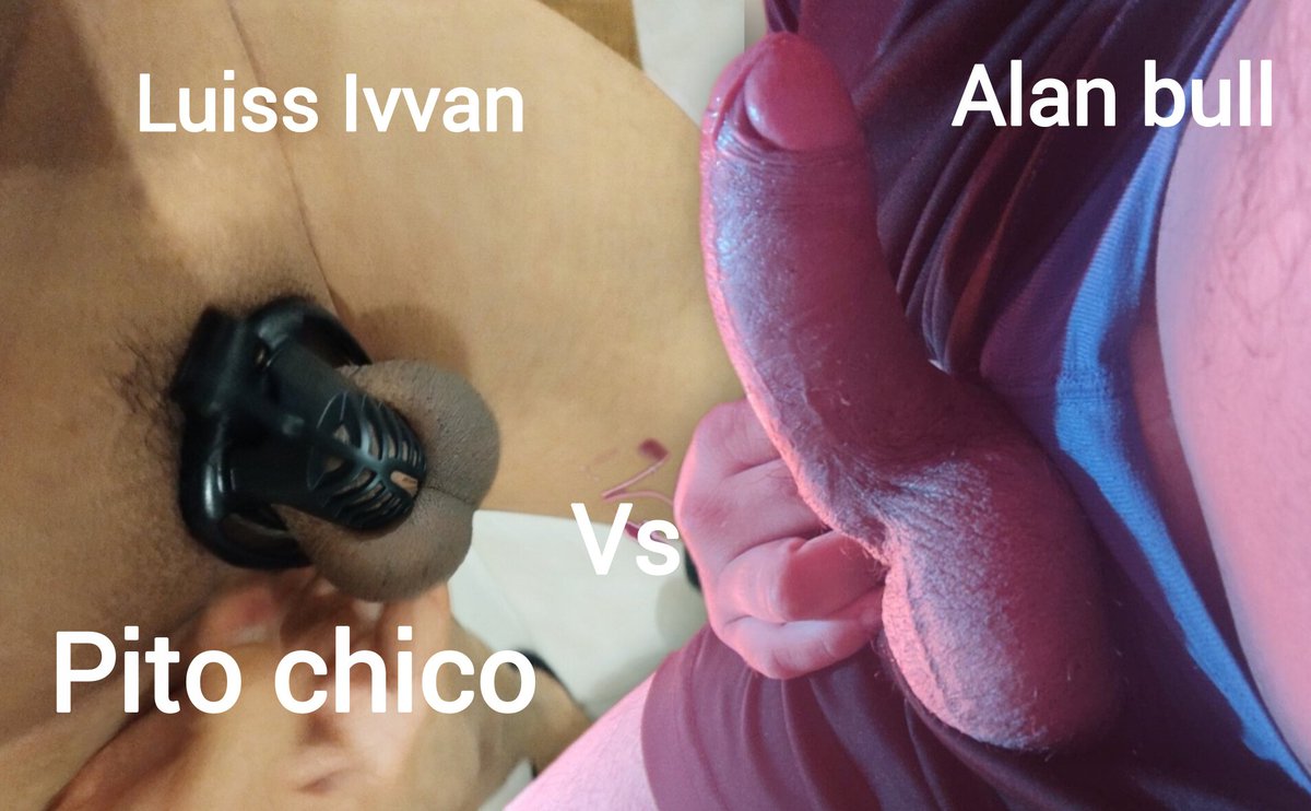 Creo que perdí está competencia?

Pito chico 6cm
 vs 
Bull Ver9on  20cm

Cómo me gusta compararme con verdaderas ver6as la mía es una miniatura 
🤏🏻