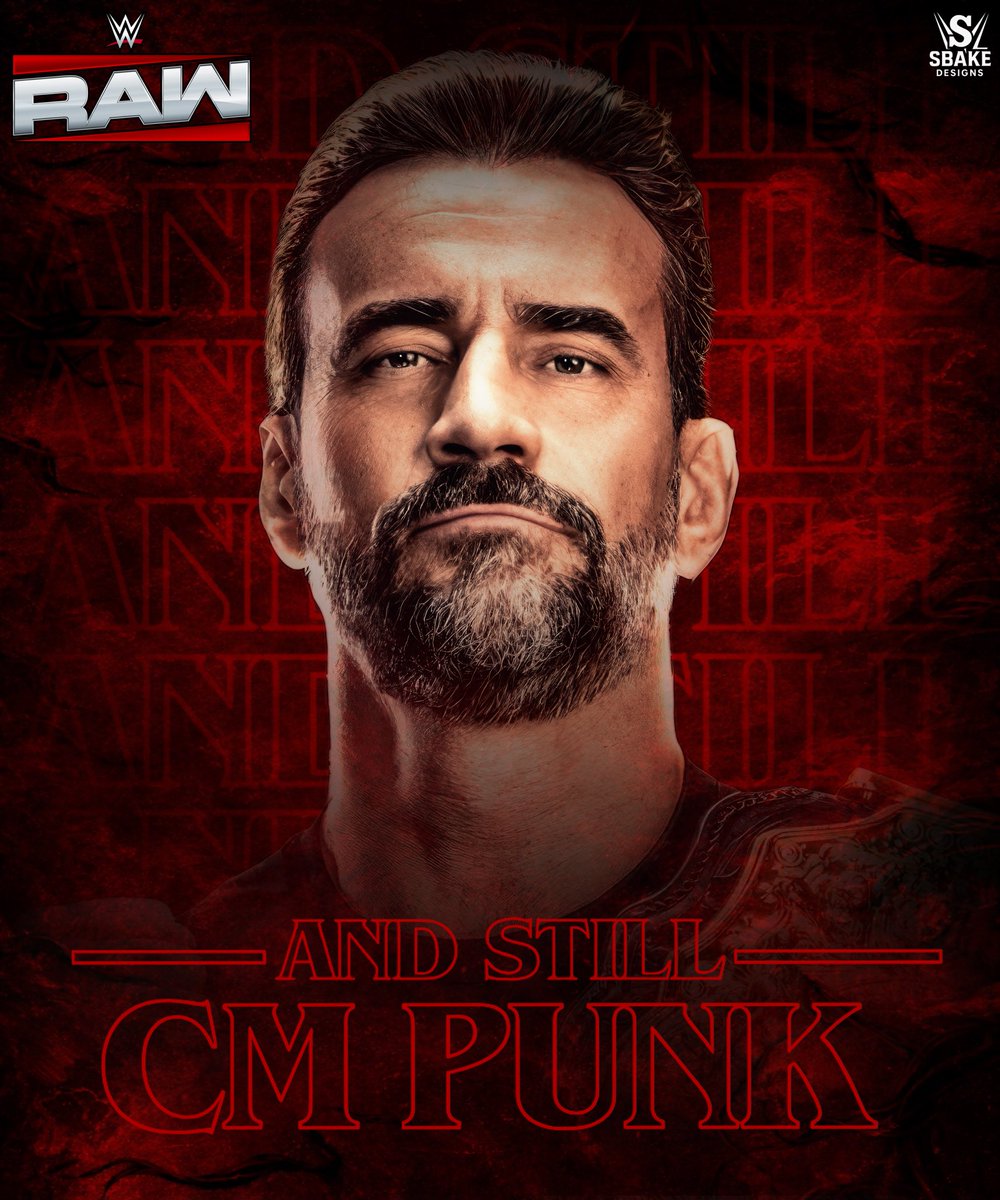 SbakeDesigns's tweet image. CM Punk defeats Bron Breakker and retains the World Title!

#WWERaw