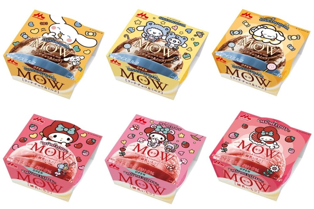 fashionpressnet's tweet image. 「モウ」がサンリオの“シナモロール・マイメロディ”デザインに！リッチチョコ＆ミルクと練乳いちご味で - fashion-press.net/news/141914
