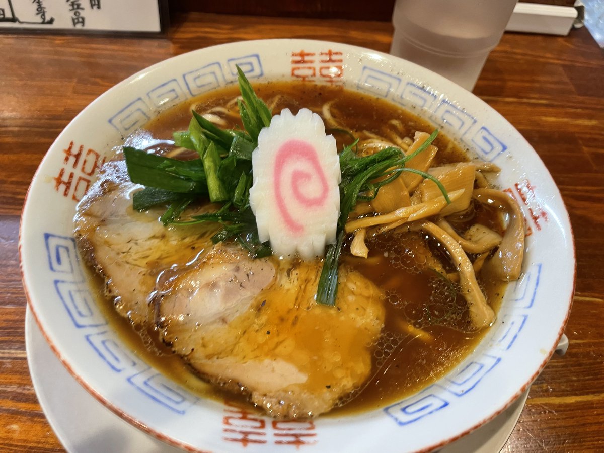 zunz721's tweet image. 麺屋隊長の溜まり醤油中華そば