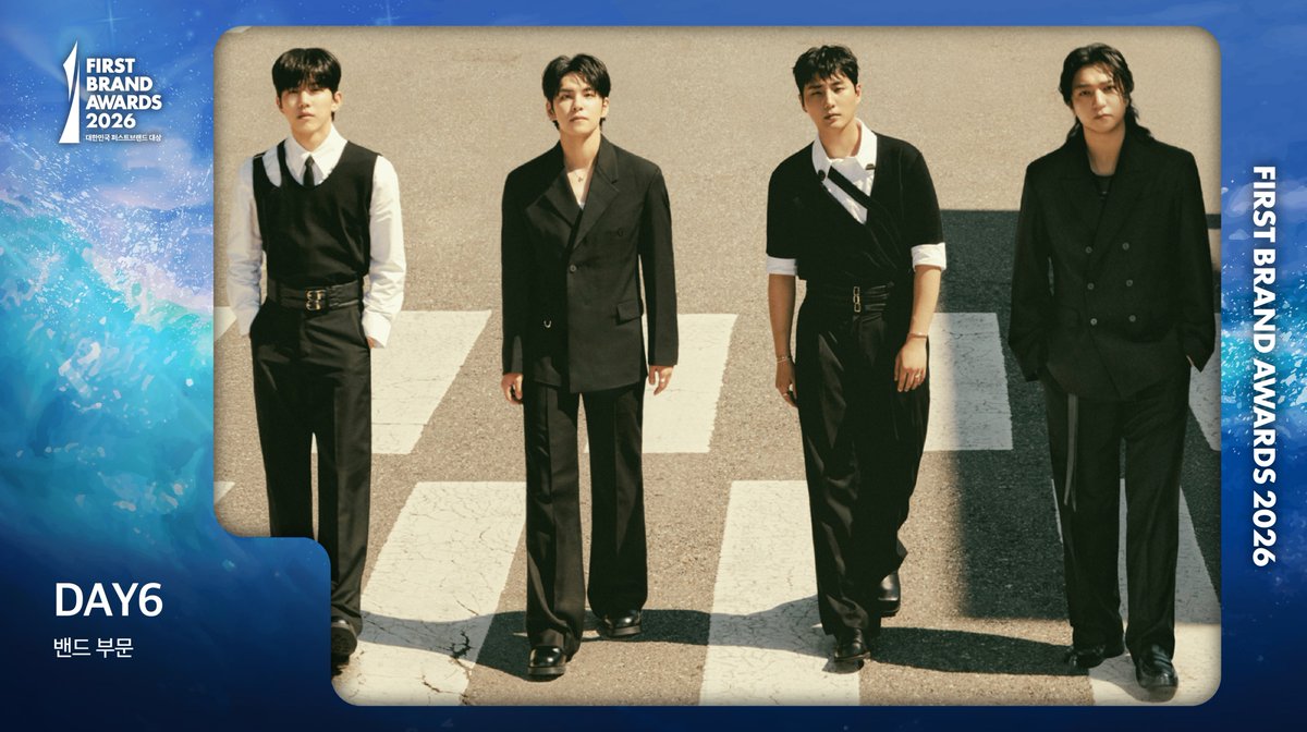 deisikseu's tweet image. DAY6 has won the 2026 First Brand of the Year Award - Band Category! 🥳