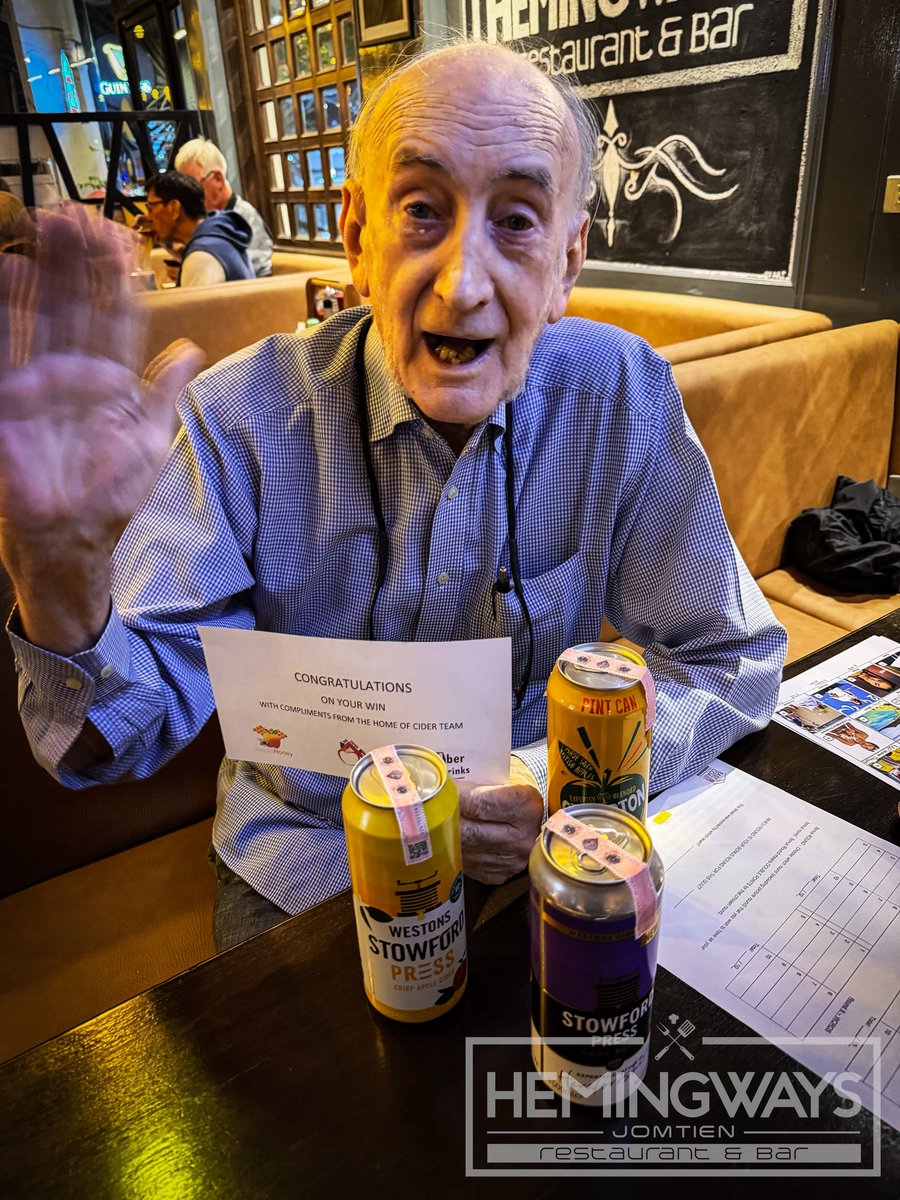 Another cracking night at Hemingways Monday Quiz as a huge 22 teams went head-to-head! 4 Others took top honours with an impressive 76.5 points, followed by Talay Terrors on 73, with Grassy Know-Alls close behind on 72.5 in a tightly contested finish.

Chinese Brothers picked up