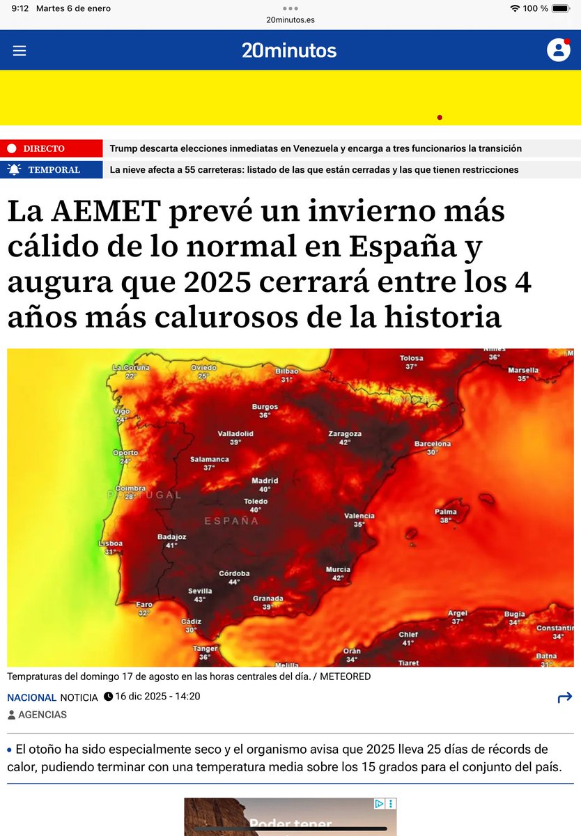 Hay que reconocer que este cambio climático hacia el calor total nos ha salido bastante conservador. Un acierto de la AEMET y de todos los agoreros.
