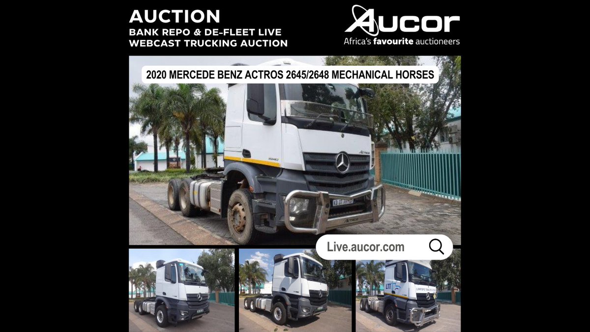 Aucor presents the first Multi-Bank De-Fleet Trucking Auction for 2026! Opening Bid: Wed, January 21, at 11:00 AM. Closing Bid: Thurs, January 22 at 2:00 PM. Register &amp; Bid. T&amp;Cs Apply. bit.ly/4jpM6oj