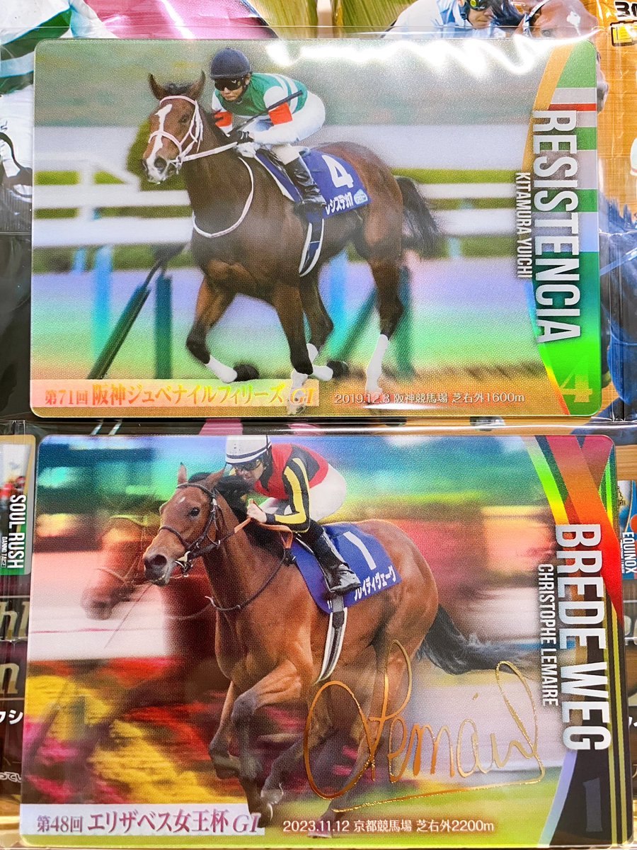 サラブレッドホースコレクション サトノダイヤモンドルメール騎手 直筆サイン入り サラブレッドホースコレクション サトノダイヤモンドルメール騎手 直筆