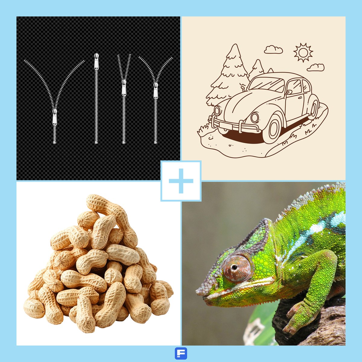 rolandzumbuehl's tweet image. "5er-Puzzle" (006):
Gesucht wird ein Nomen.
Die vier Anfangsbuchstaben der abgebildeten Motive + ein zusätzlicher Buchstaben ergeben das Wort.  
Lösung bitte wie im Beispielangeben :
..s.. (statt: Ta s te)