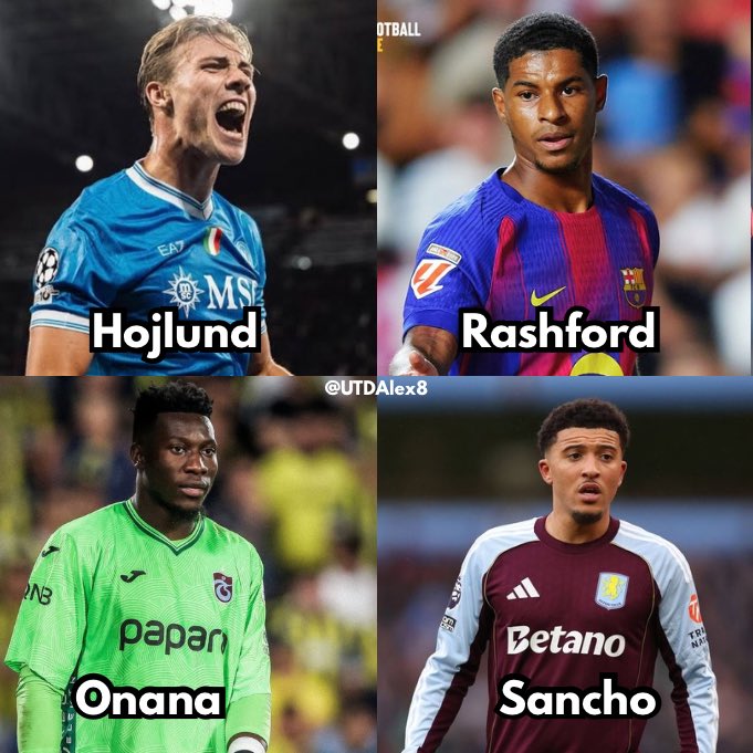 UTDAlex8's tweet image. Now that Amorim is gone, which of these loan players deserves a second chance at the club?