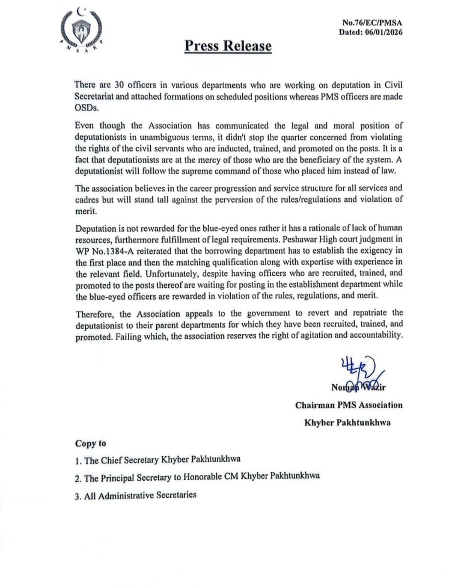 Noman Wazir PMS (@nomanwazirpms) on Twitter photo 