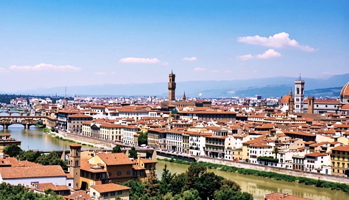 Restored film shots of Florence, Italy, from Piazzale Michelangelo, captured during my European tour many years ago 🇮🇹