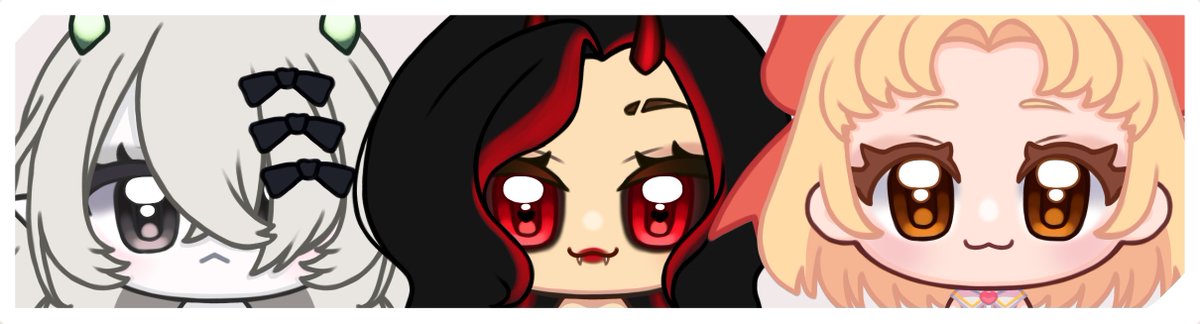 PastaVT's tweet image. ☆*:.｡.I forgot to post them before! But here they are the winners of my first vtuber art raffle!! They turned out super cute!!.｡.:*☆