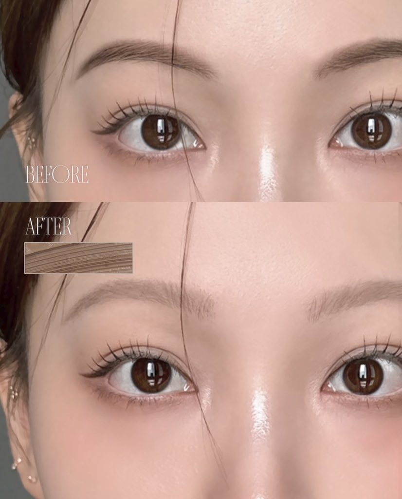 mmytype_'s tweet image. มาสคาร่าคิ้ว* ที่ไม่ติดแดงติดเหลือง 

romand เบอร์11 เลยยชีเป็นneutral tone แบรนด์เคลมเลยว่าเป็นสีที่ไม่ติดแดงติดเหลือง น้ำตาลash mocha ออกแนวmuted และไม่ใช่เทาใช้ยาก สวยมากสีนี้ พสเกาชูสสุดๆ ช่วงเข้าไทยหมดสีแรกเลย55555 (*เทียบกับkateเห็นชัดเลยว่าไม่ติดเหลือง)