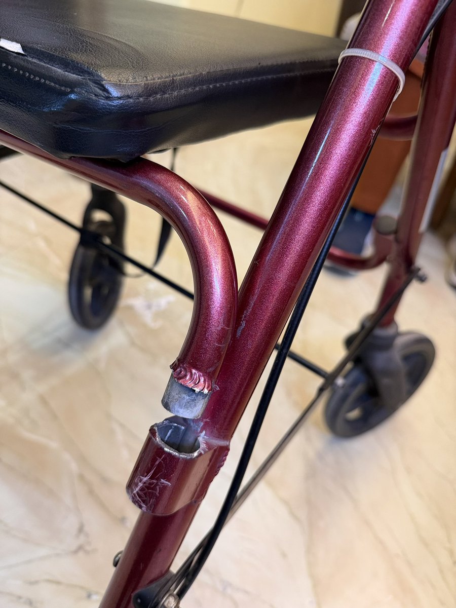 nipunsachdeva's tweet photo. @flyspicejet @MoCA_GoI 

Extremely distressed by SpiceJet’s negligence on flight SG9614. The walker of a specially-abled passenger—an essential mobility aid on which their daily life and walking depend—was handled with complete ignorance and returned damaged. This is not baggage, this is a lifeline.

Attaching flight details and photos of the damaged walker. Expecting immediate accountability, corrective action, and sensitivity toward disability rights.

#flySpiceJet #SG9614 #AccessibilityFail #DisabilityRights #Negligence #PassengerRights