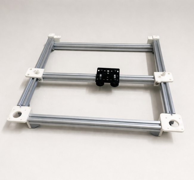 wardomXd's tweet photo. The UI is "Dark Academia" themed, but the hardware is raw engineering.

Under the hood: A CoreXY aluminum frame + NEMA17 steppers moving pieces via electromagnetism.

Next up: First real-world motor tests. 🔌 https://t.co/WmDDehan8p