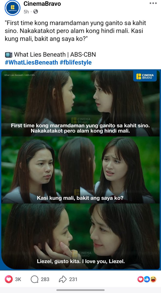 smvlsqz_'s tweet photo. Cinemabravo be like: 2026 na walang lugar dito ang mga homophobic https://t.co/m3uN101EQj