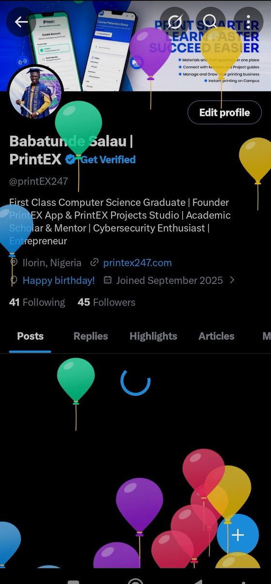 Babatunde Salau | PrintEX tweet media