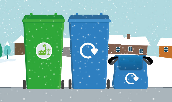 CannockChaseDC's tweet photo. Waste &amp; recycling collections have resumed today (Tuesday 6 January). Crews will start by collecting Monday’s rounds.

Residents are asked to put bins out on their normal collection day and leave them out until they are emptied.

Thank you for your patience.

#CCDCRecycling https://t.co/8YuQ64lwR5