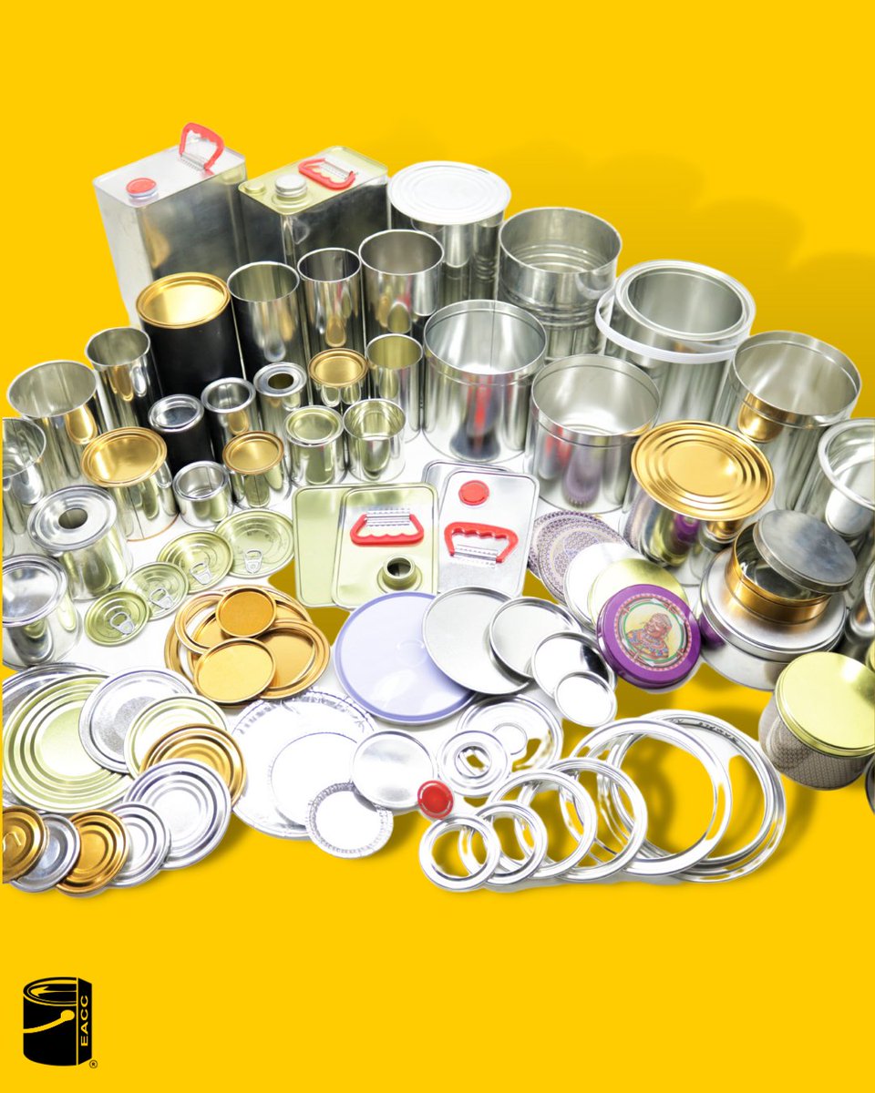 EastCans's tweet image. From coffee to chemicals, we’ve got it all! Explore our full range of tin cans and caps made for every need. 🛍️✨ #EACCL #PackagingSolutions #FullRange