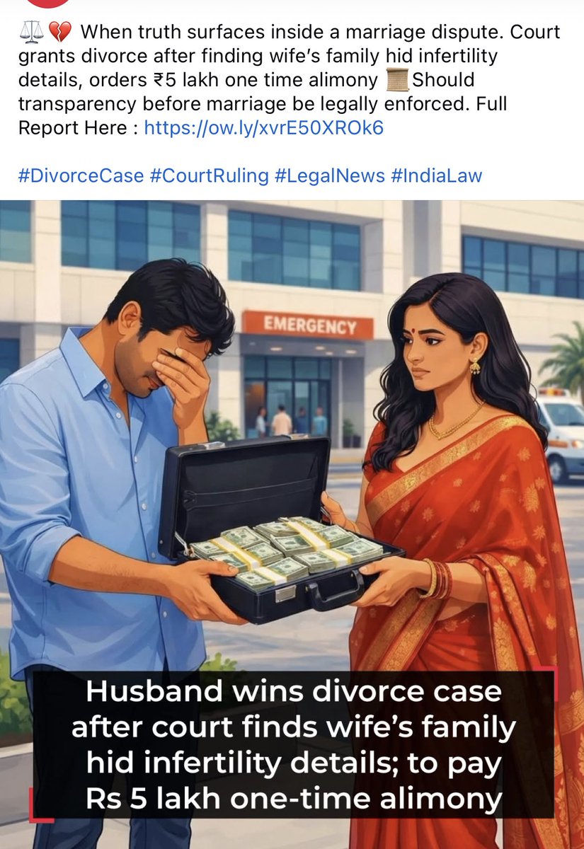 In simple words:

Again a woman is awarded for a wrongful act of herself.

Thanks to IDIOTIC Judiciary who encourages crime by women..