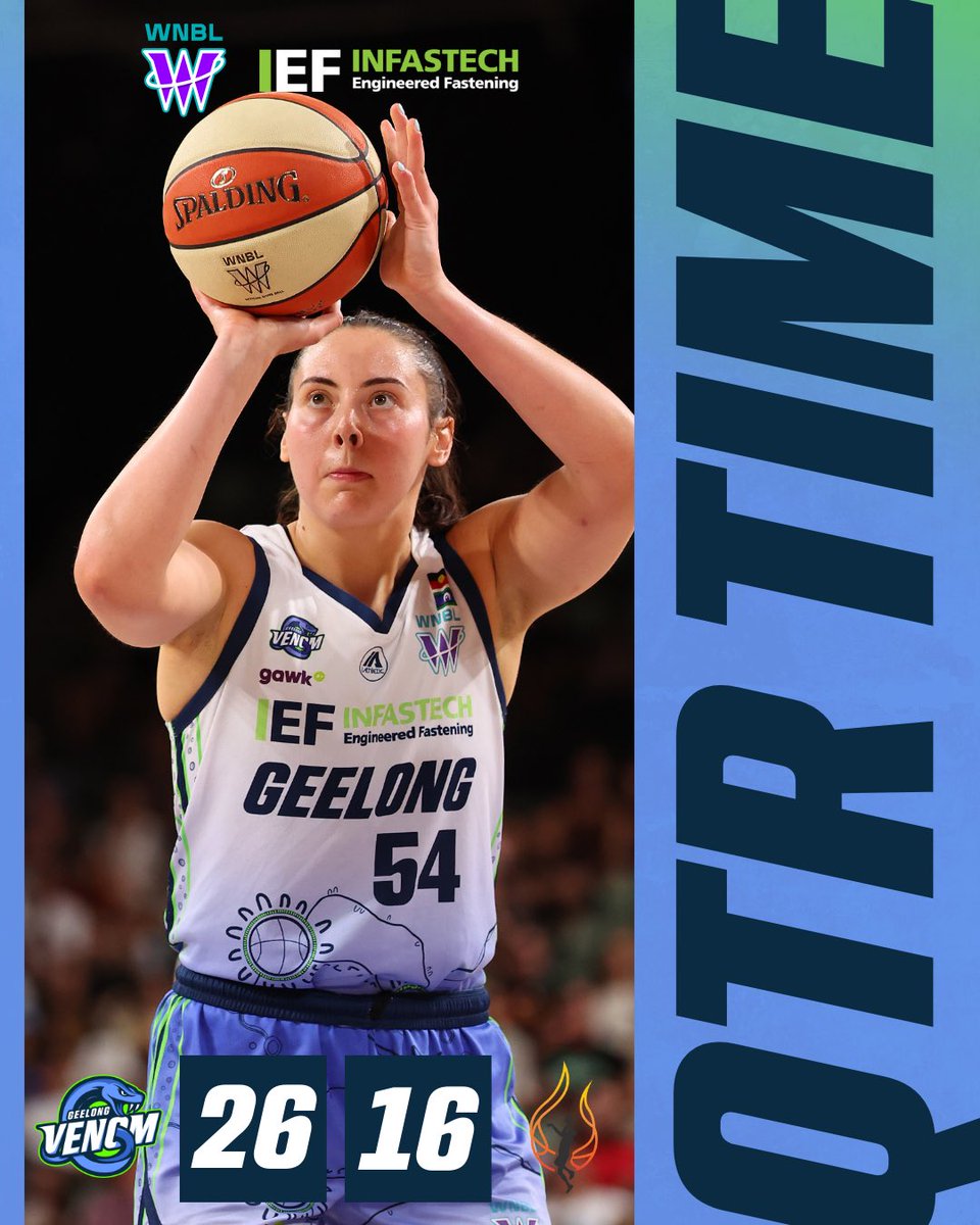 geelongvenom's tweet photo. We came to play 😤

@kenzieholmes_ has 10 points in our highest-scoring opening period for the season 💪🏼

#PureVenom https://t.co/avKEfxy8M3