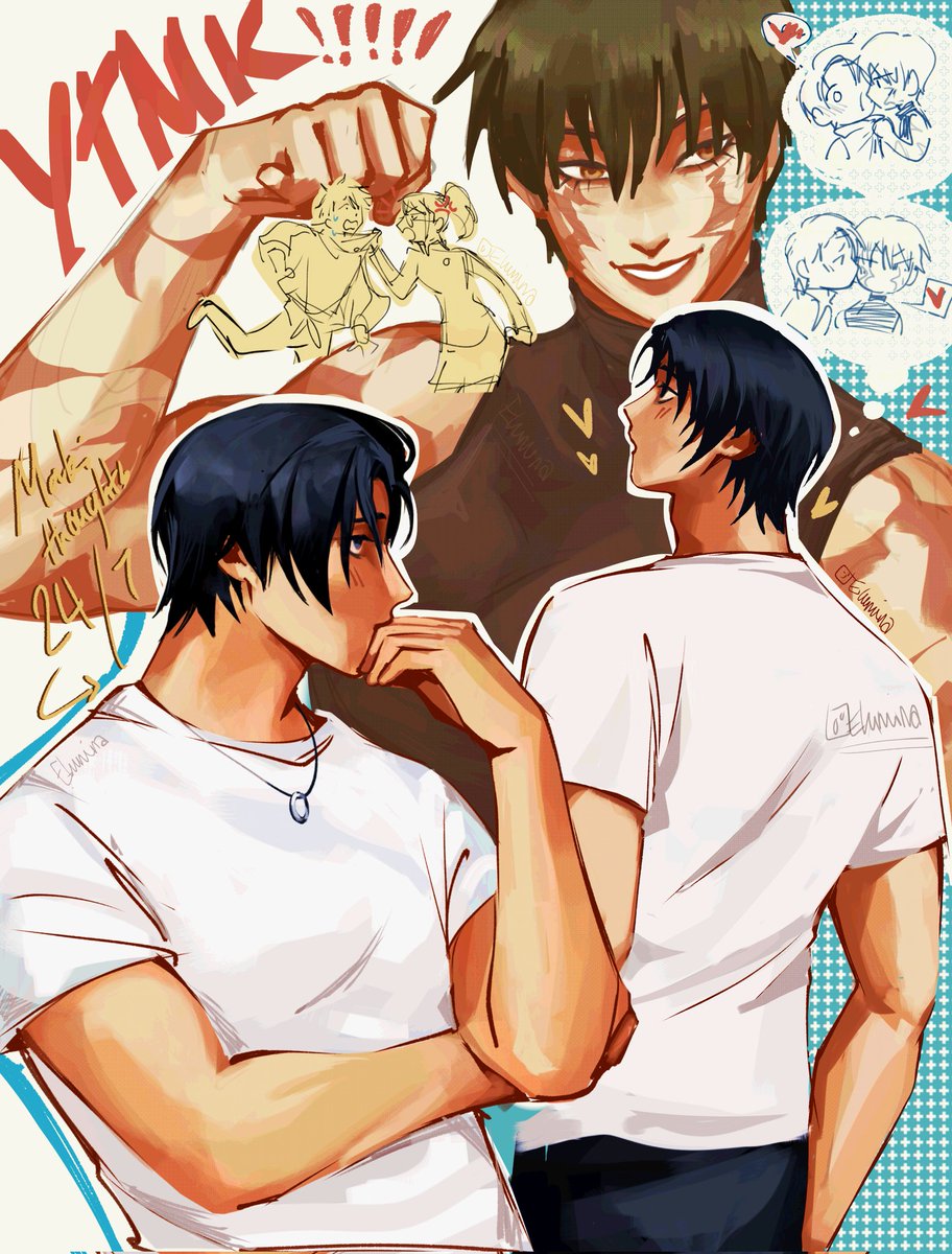 ELumina_liz's tweet image. she's proud of her work
#yutamaki #ytmk