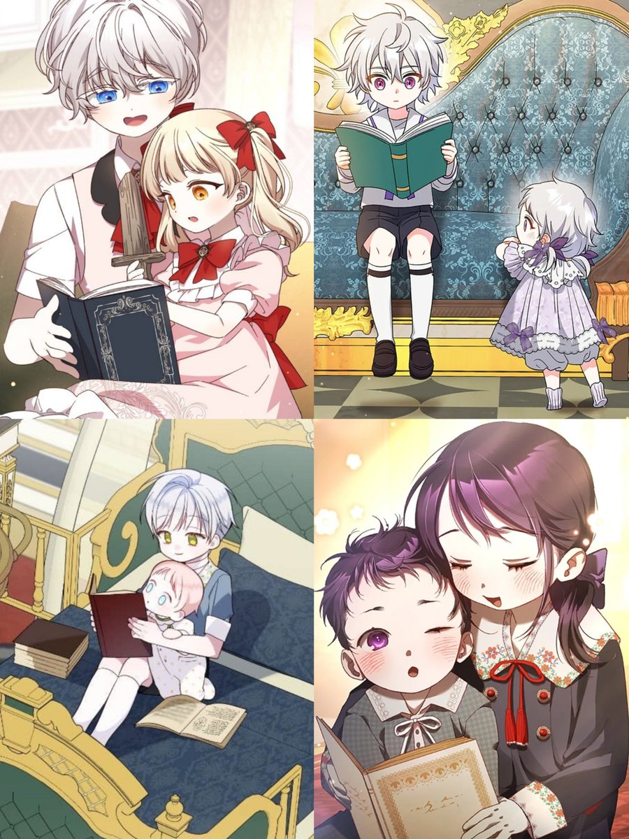 icesubo's tweet image. the cutest reading buddies 📖