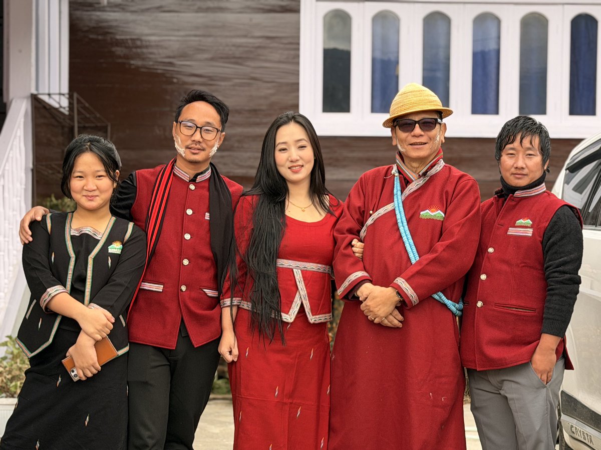 NyatoDukam's tweet photo. Celebrating Si-Donyi with our Tagin brothers &amp; sisters in Mechuka was truly special. The spirit of togetherness, faith and cultural pride reflects the timeless strength of our community. May Si-Donyi bless us all with peace and well-being.
#SiDonyi #Tagin #Mechuka #SilverJubilee https://t.co/FtUVpYNZFu