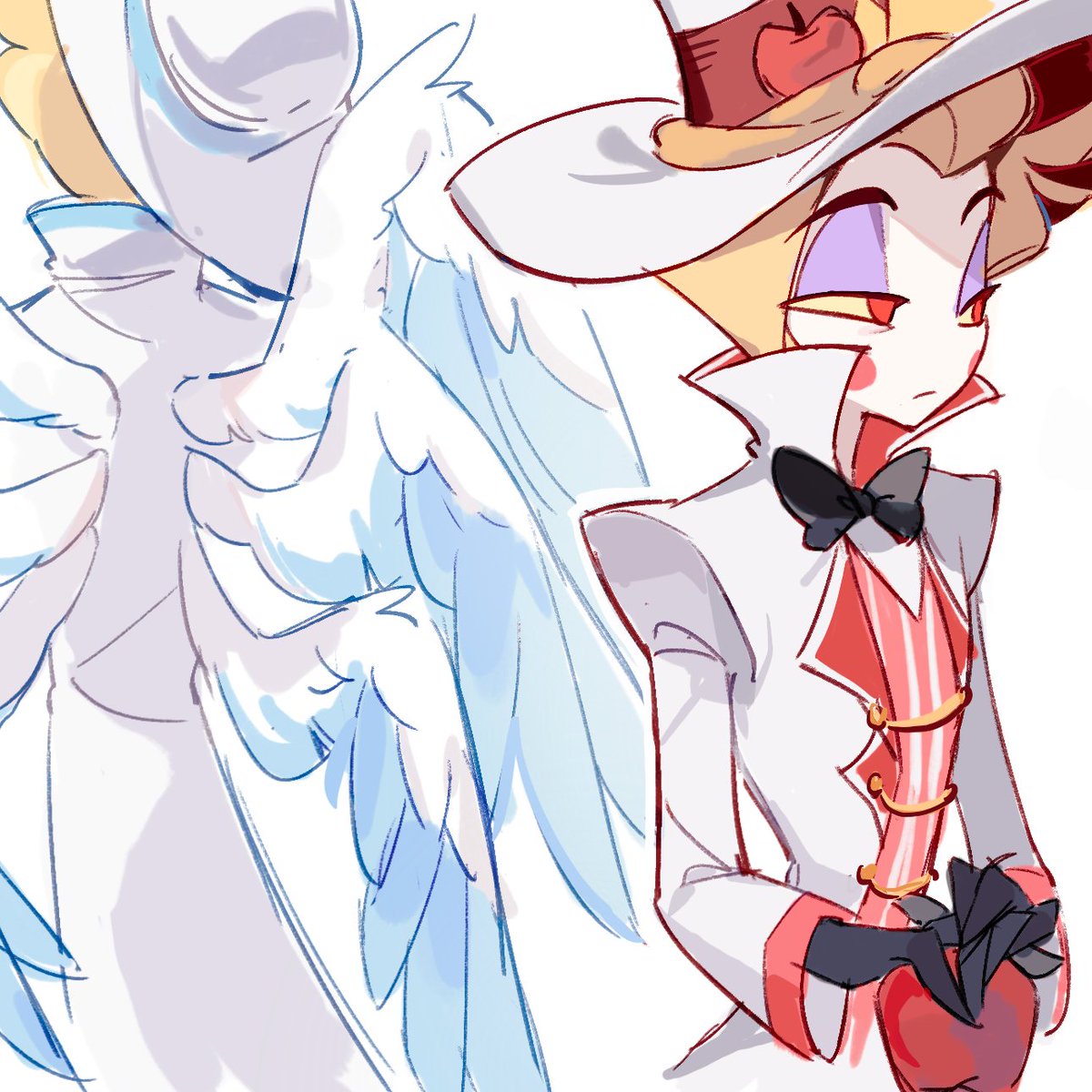 FenLei33620's tweet image. #HazbinHotel #LuciferMorningstar