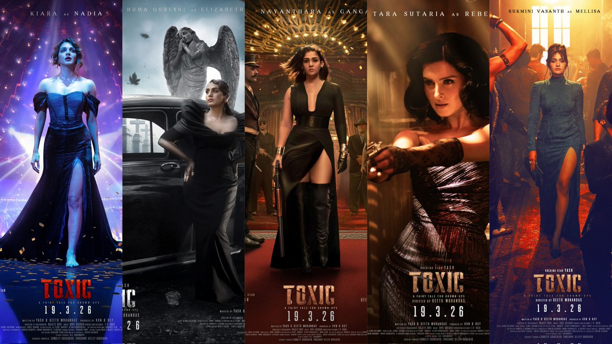 YashViratstan's tweet photo. Which was Best lady poster ?

#YashBOSS #ToxicTheMovie https://t.co/e8WLg7nyrX