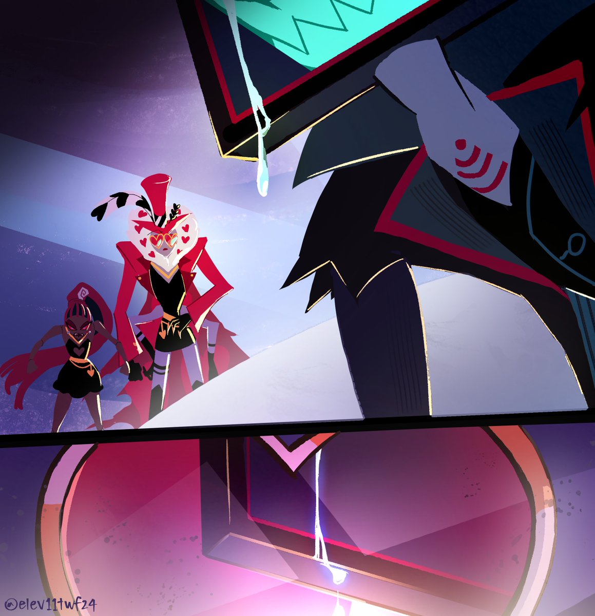 #HazbinHotelFanart #StaticMoth 
보였을까