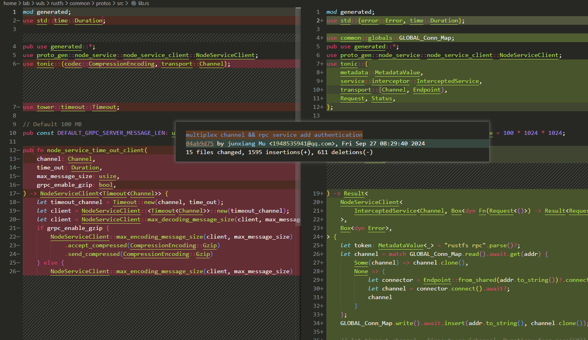 CVE-2025-68926 RustFS gRPC Hardcoded. 2024-09-27: Hardcoded token "rustfs rpc" introduced• 2024-10-01: Vulnerable release published• 2026-01-05: Patched version released• Exposure: ~15 monthshttps://github.com/rustfs/rustfs/commit/04ab9d75a97014d3056d4affcb0a0987c0d29a01