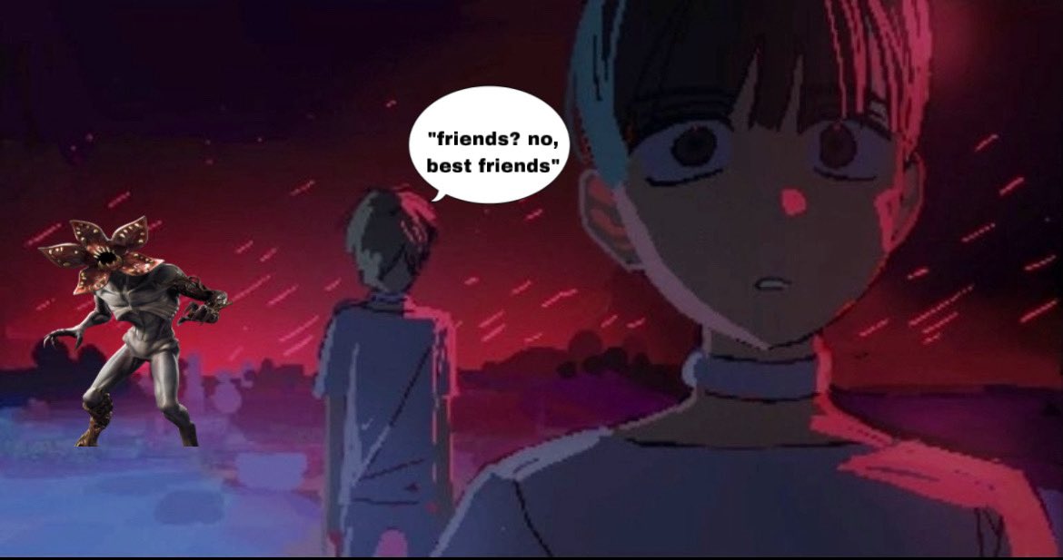 pusheensalad's tweet image. alien stage if the duffer brothers made it: