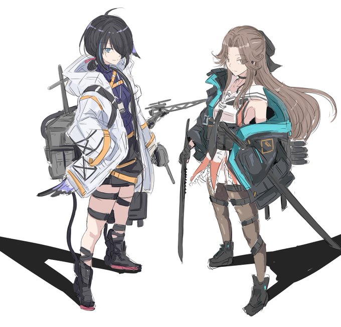 加古丸@kkmruさんにいただいたアイデアを基に描いたロドスオペレーター艦娘。

制服を使い続ける神通とライン生命にお世話になっていた加古

艤装は機能停止しておりテラの技術を転用した疑似艤装を使用。
肉体強度は艦娘のままであるため戦闘能力はアビサルハンターに匹敵する。 