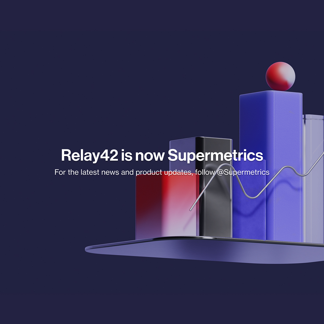 Relay42, a Supermetrics Company tweet media