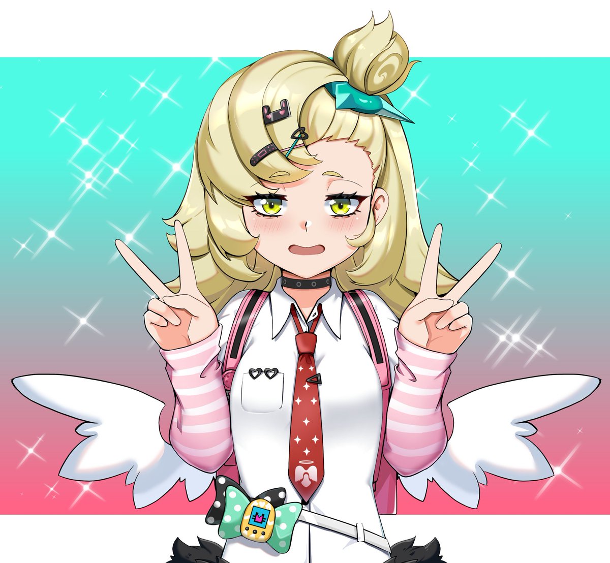 LionSpace1's tweet photo. Angel Grandma   #zzzero #ゼンゼロ #piperwheel https://t.co/0HI0gCyjfZ