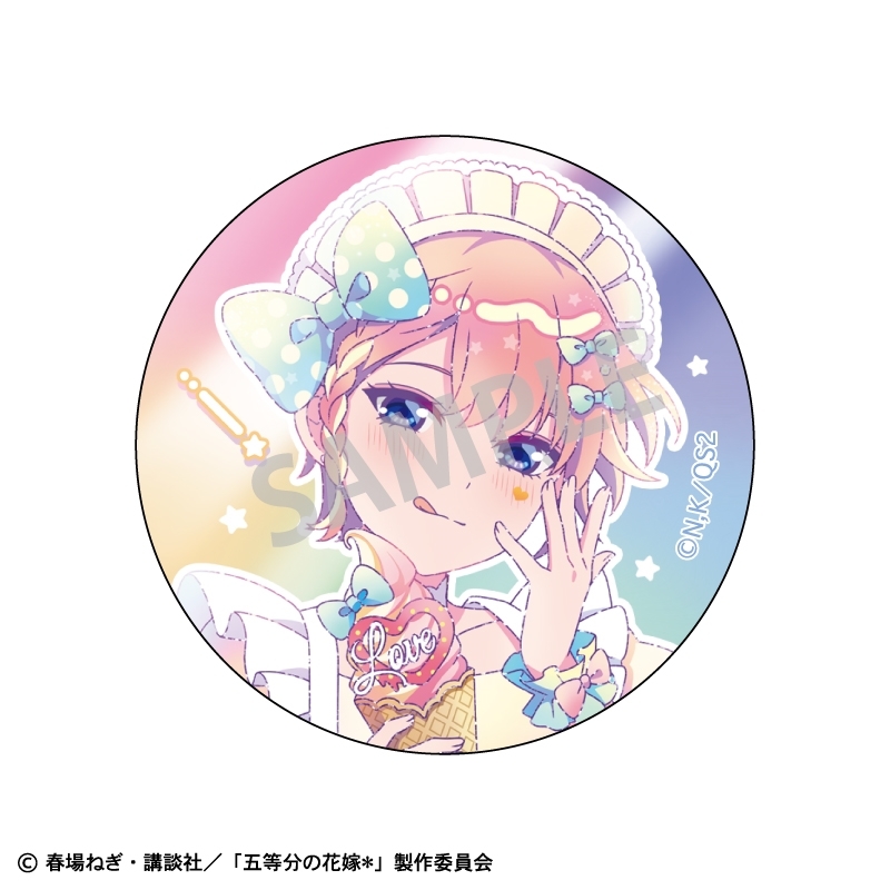 五等分の花嫁＊ トレーディングメタリック缶バッジ アイス屋さん