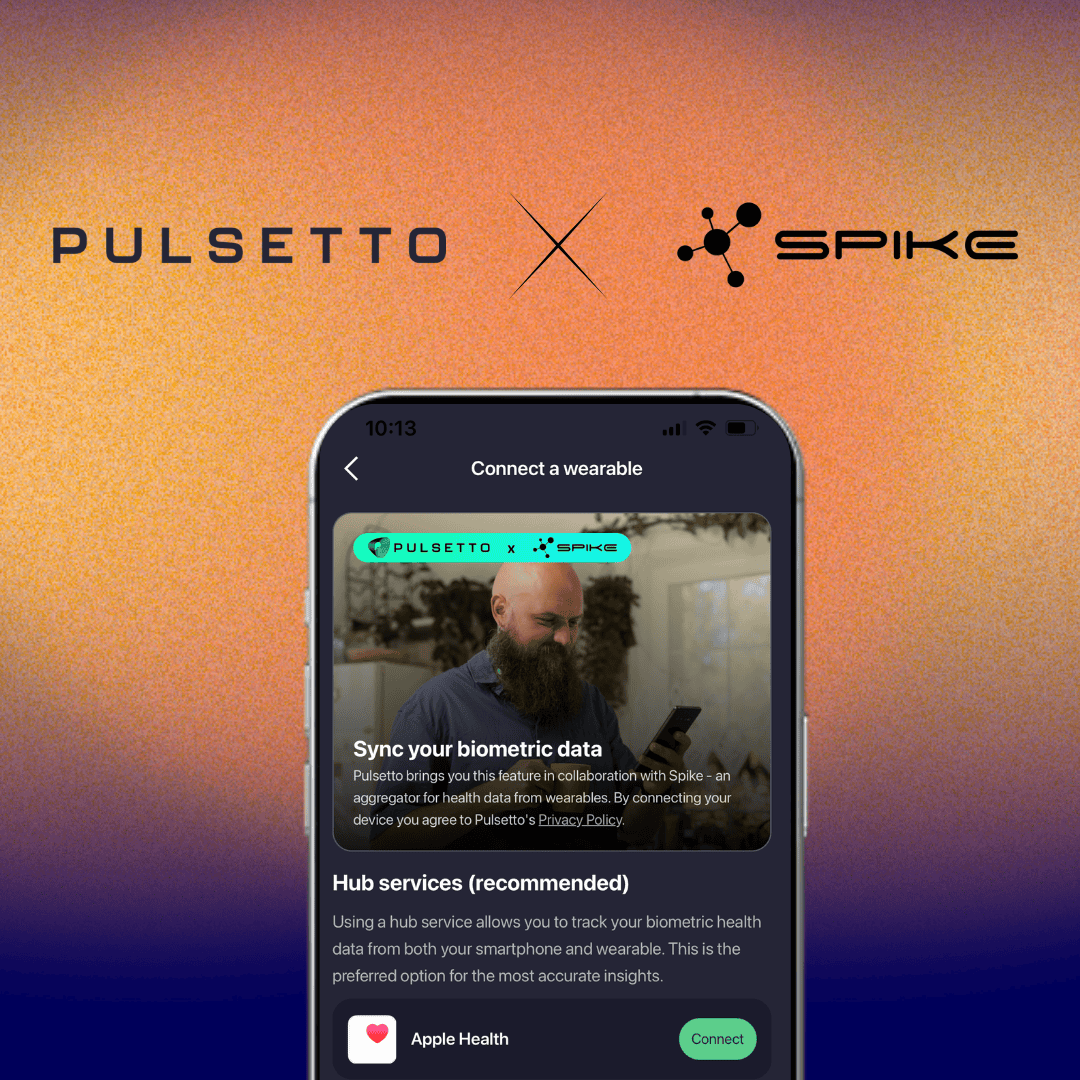 spikeapi's tweet photo. Pulsetto helps users manage stress through vagus nerve stimulation. They used Spike Wearables API to integrate 12+ wearables in a fraction of the time.

Result: Tens of thousands of users now track impact on Apple Health, Oura, Garmin, and more.

Full: https://t.co/fRDUx4szdv https://t.co/qR4jf9BsLw