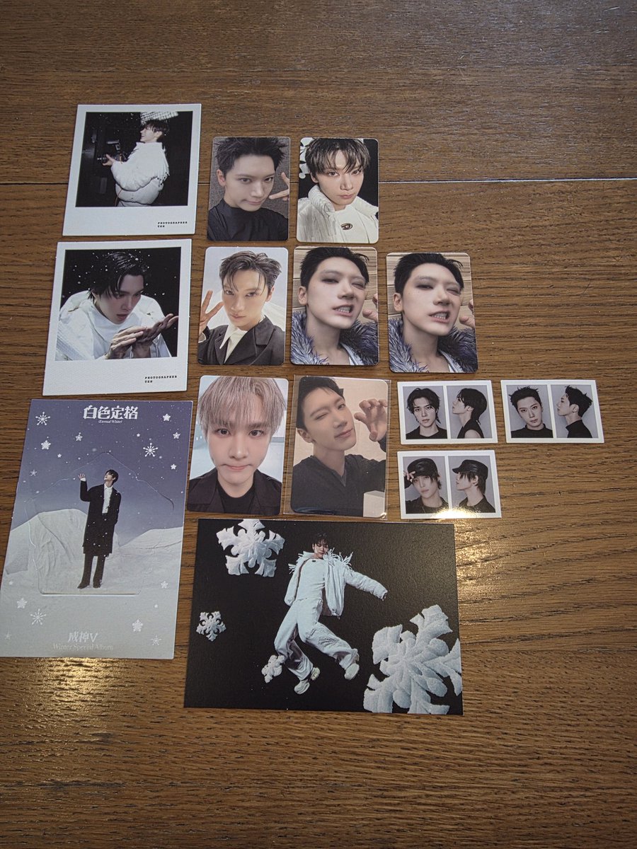 WayV 白色定格 EternalWhite 交換 トレカ 証明写真 ポラロイド ポスト