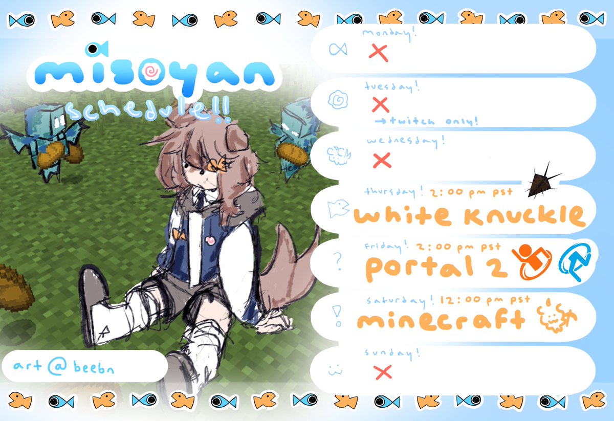 misoyans's tweet image. SCHEDULE FLASHBANG