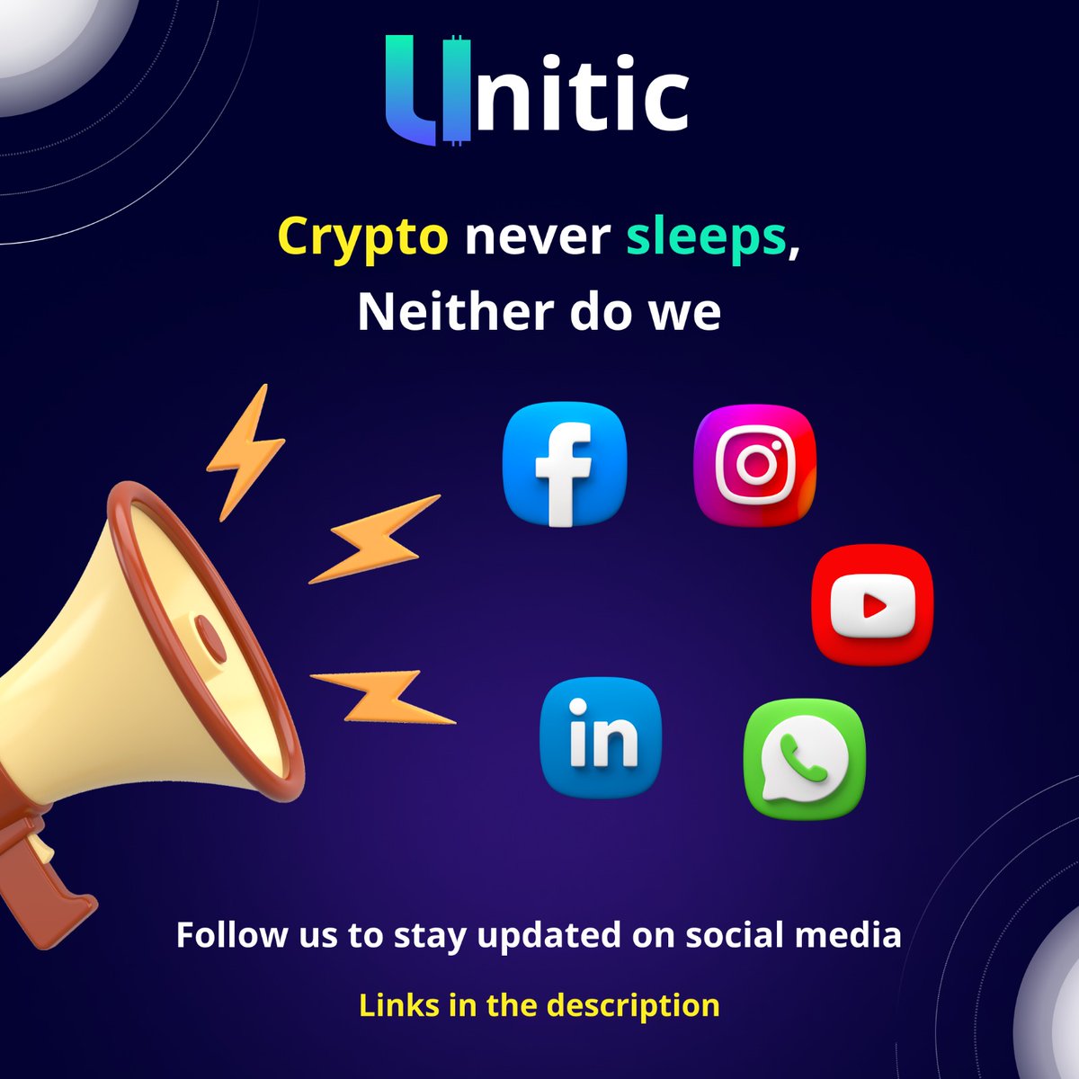 🚀 Crypto never sleeps — and neither do we

FB : facebook.com/uniticexchange/
LinkedIn : linkedin.com/company/unitic…
Instagram : instagram.com/uniticexchange/
X : x.com/unitic_exchange
YouTube : youtube.com/@UniticExchang…

#cryptoneversleeps #unitic #cryptocommunity #blockchainlife #cryptoupdate