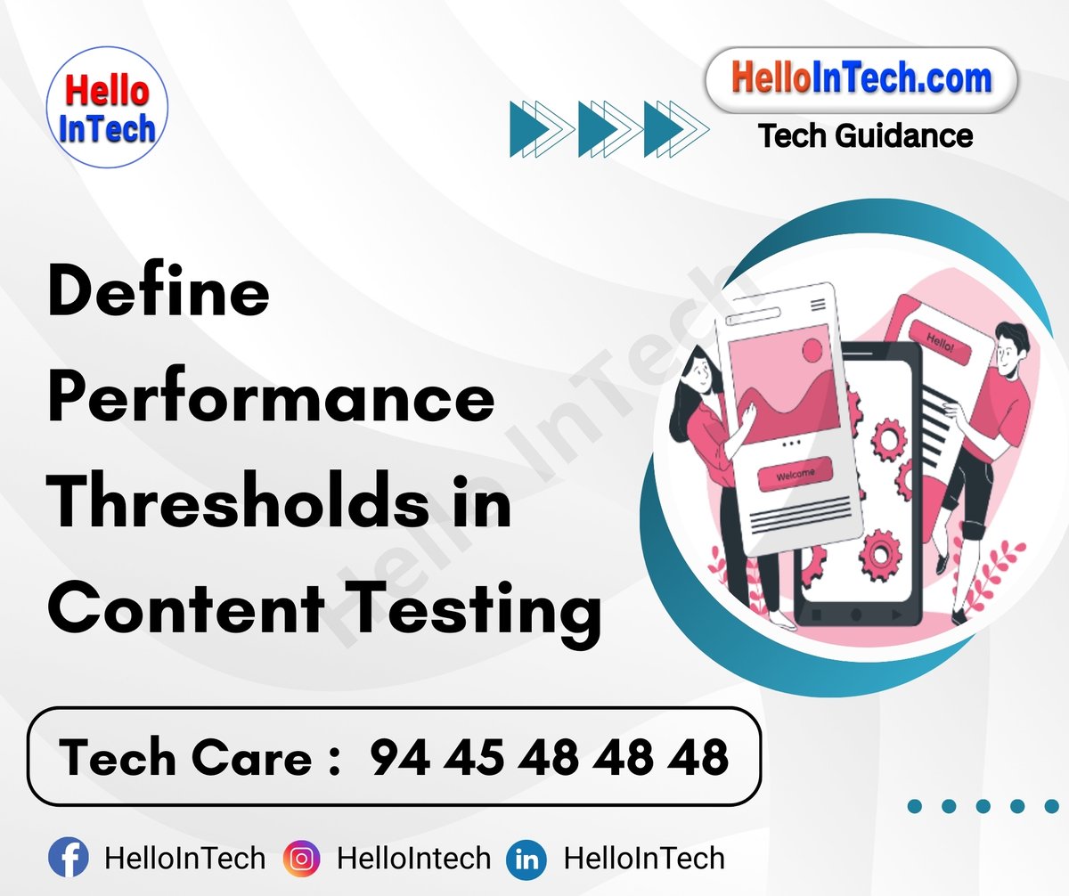 HelloIntec13514's tweet image. Define performance thresholds in content testing

If you would like more information, please visit the page.
hellointech.com/define-perform…

#hellointech #contenttesting #abtesting #performancethresholds #digitalmarketingstrategy #contentmetrics #contentoptimization #kpis