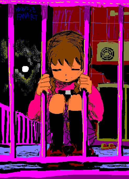 manuhamu's tweet image. ゆめにっきのファンアート