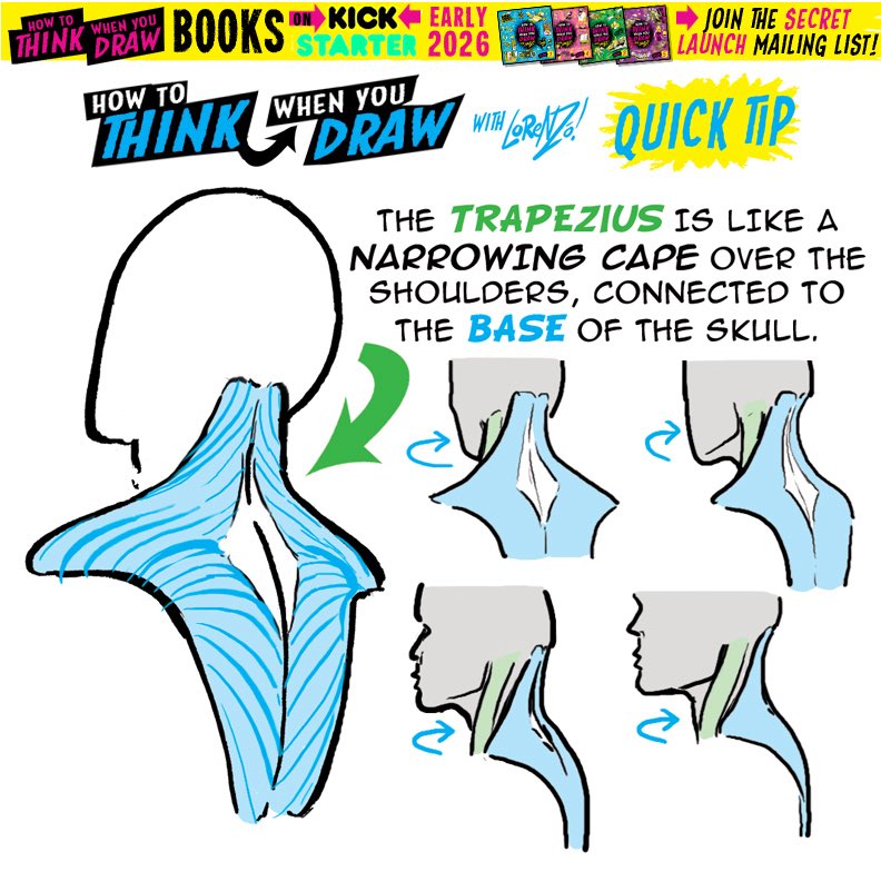 EtheringtonBros's tweet image. To get the FREE monthly How to THINK When You draw digital MAGAZINE, (including NEW tutorials, a YEAR before they appear online) just tap the link in the bio HERE:  @etheringtonbros
PLUS! Tutorials BOOKS on KICKSTARTER in EARLY 2026!
#anime #manga #conceptart #gamedev