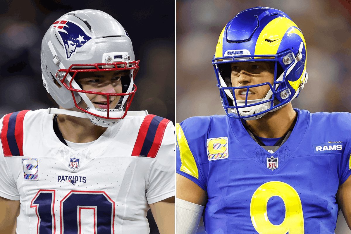 blitzlink_'s tweet photo. Let the people of Twitter decide the MVP 

❤️ for Matthew Stafford
🔁 for Drake Maye

State your case ⬇️ https://t.co/UiFU0e7mDY